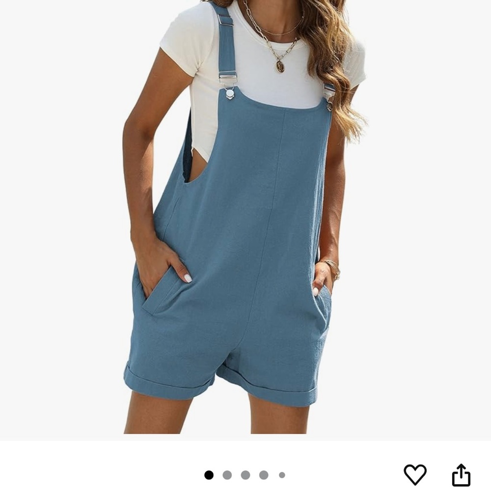 Women's Blue Denim Overalls
